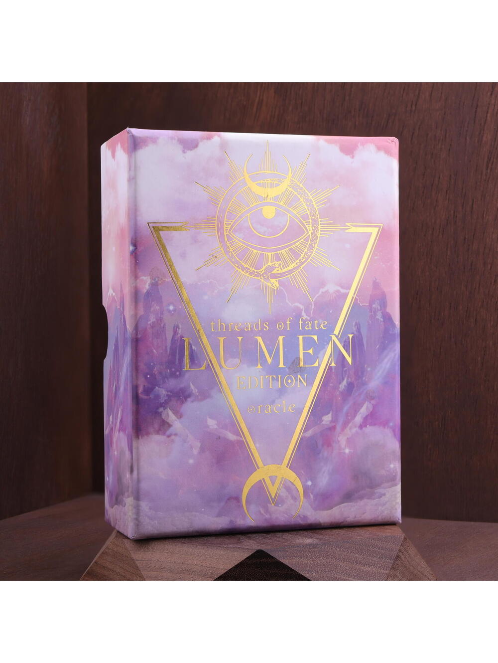 OOP Threads of Fate Lumen Oracle Deck Guidebook Holographic Gold Foil EUC HTF